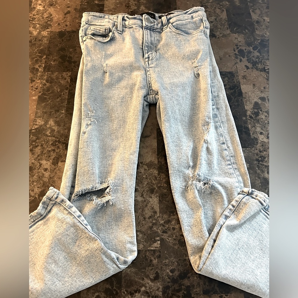 Kendall + Kylie Jeans 5/27 "the icon high rise straight"